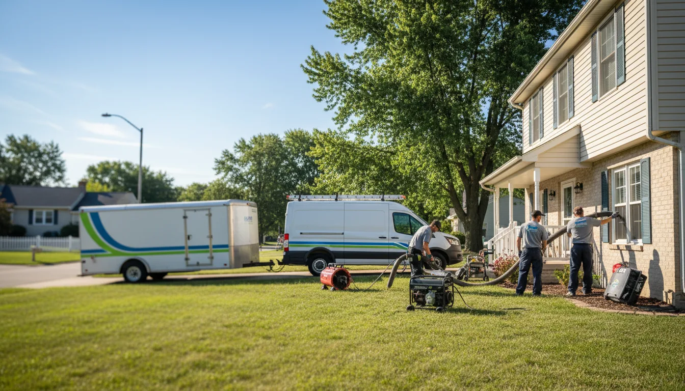 Flooded Basement Restoration And Cleanup With Repair in Calamus, IA near me